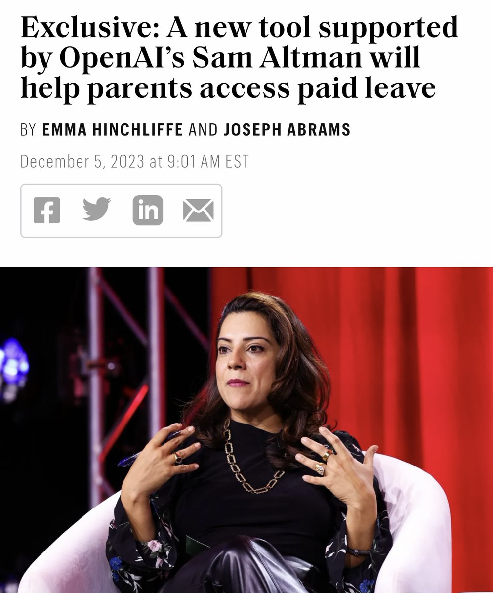 Of all the projects we’ve worked on at @MomsFirstUS this year, this is the one I am most proud of. Today, we are officially rolling out PaidLeave.ai, a first-of-its-kind tool to help families understand what paid leave they qualify for, and how to get it.