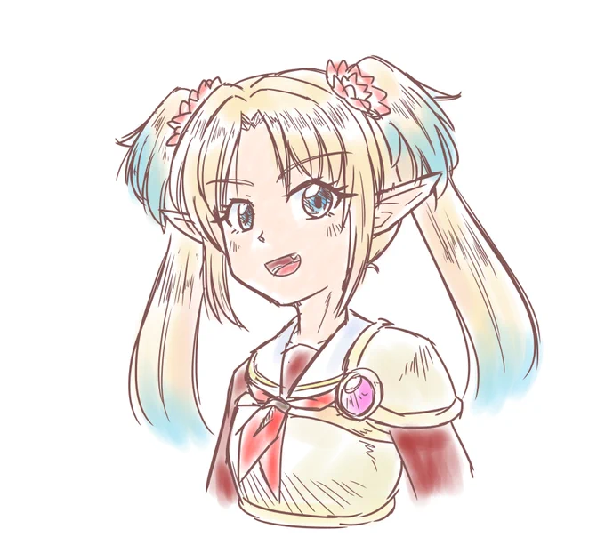 90's風ファンタジー:瑠璃乃 #蓮ノ空美術部