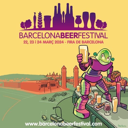 BcnBeerFest's tweet photo. Barcelona Beer Festival 2024
22, 23 I 24 de Març de 2024
Cartell ja publicat!! https://t.co/M4JwNfYwVW