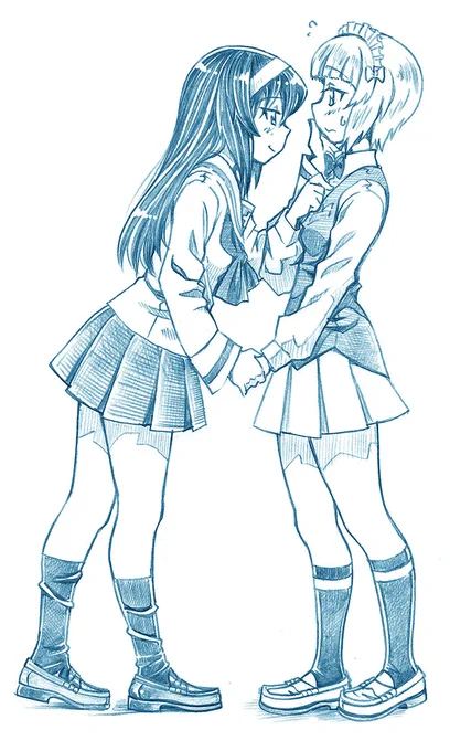 カトマコはいいぞ #ガルパン最終章 #カトマコ