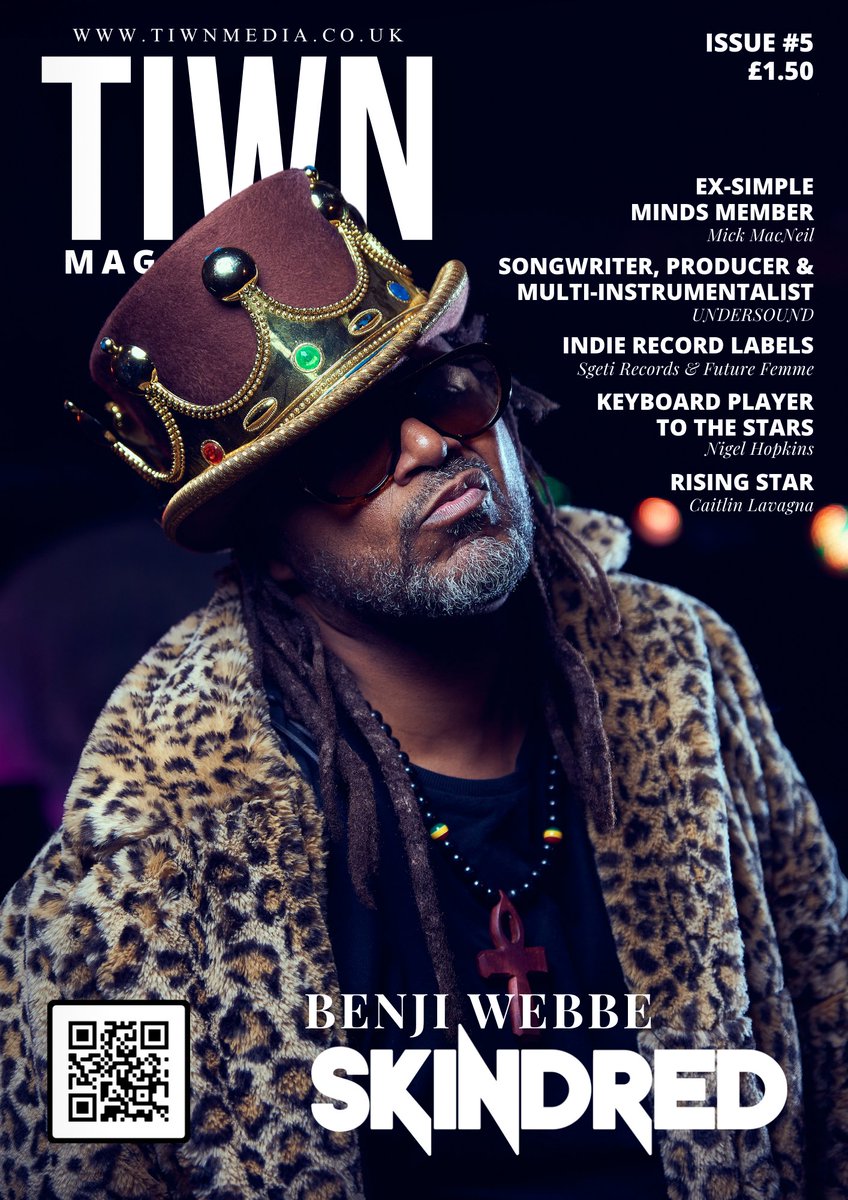 Issue 5 - OUT NOW ‼️
Featuring @Benjiwebbe @Skindredmusic @mickmacneil @simplemindscom @CaitlinLavagna @UndersoundUK @Upto11Events @Radio_WIGWAM @HolyCoves @thebunkhouse and so much more!

Get your copy here: tiwnmedia.co.uk/store