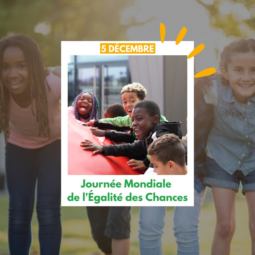 Ma Chance Moi Aussi (@mcma_officiel) on Twitter photo 🌐🍀Journée Mondiale de l'Égalité des Chances
 
Aujourd'hui, nous réaffirmons notre engagement quotidien d'offrir les mêmes chances de réussite aux enfants qui grandissent dans les quartiers prioritaires.
 
Merci à tous et à toutes pour vos précieux soutiens depuis presque 10 ans 🌐🍀Journée Mondiale de l'Égalité des Chances
 
Aujourd'hui, nous réaffirmons notre engagement quotidien d'offrir les mêmes chances de réussite aux enfants qui grandissent dans les quartiers prioritaires.
 
Merci à tous et à toutes pour vos précieux soutiens depuis presque 10 ans