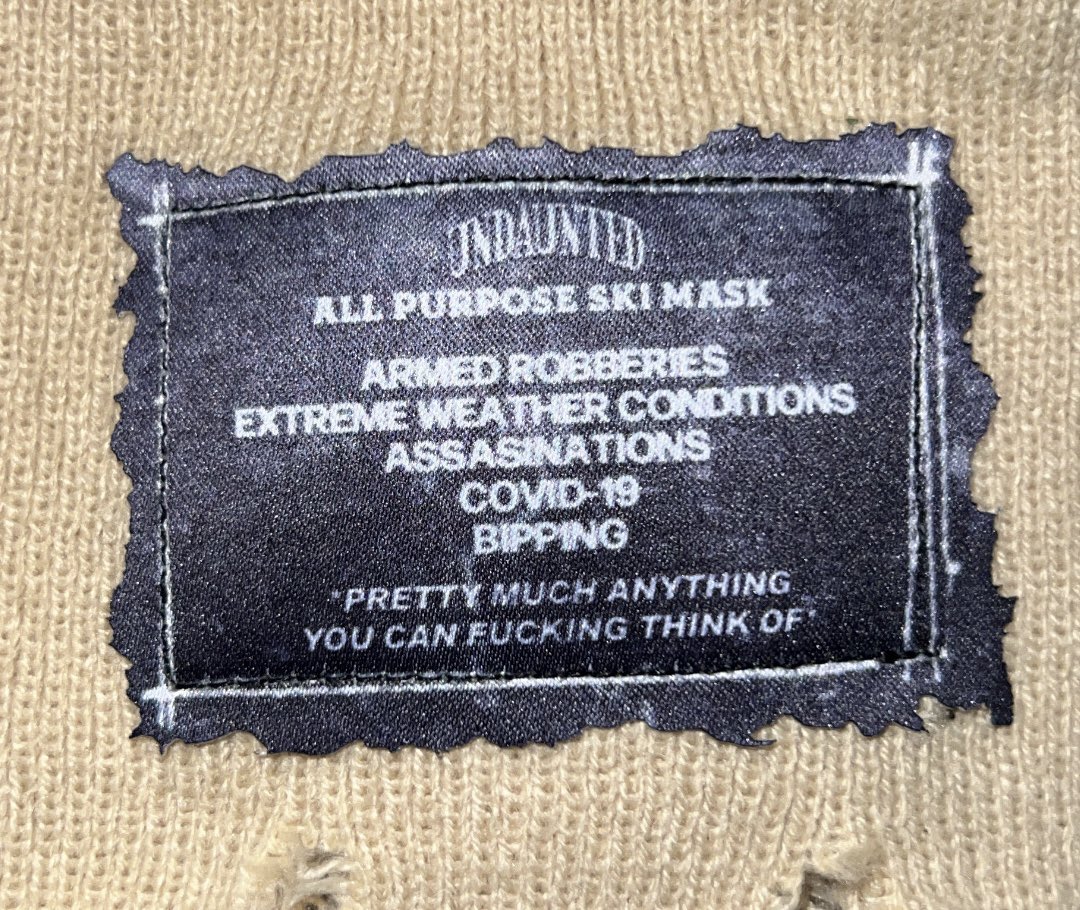 JermLaFlare_'s tweet image. Unreleased Undaunted Ski masks. Should I drop these?