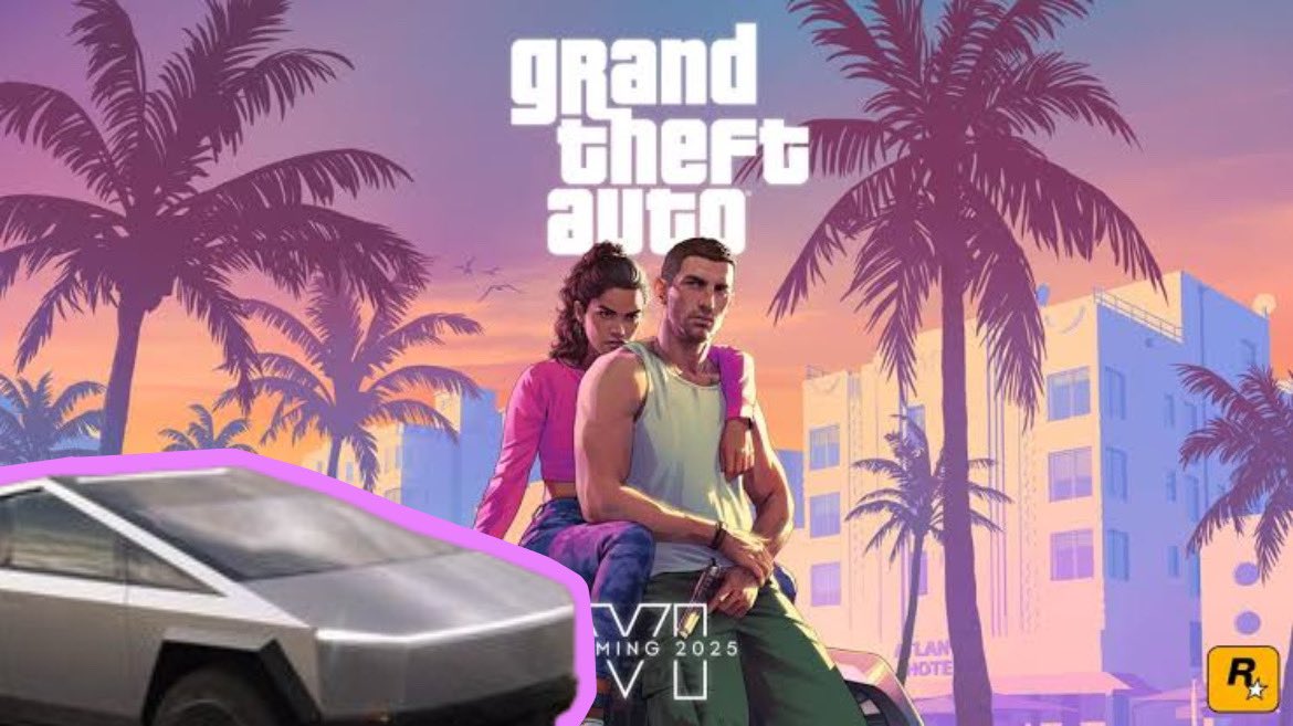 I wonder if there will be a #cybertruck in #GTA6 👀

<a href="/elonmusk/">Elon Musk</a> is on it or what?