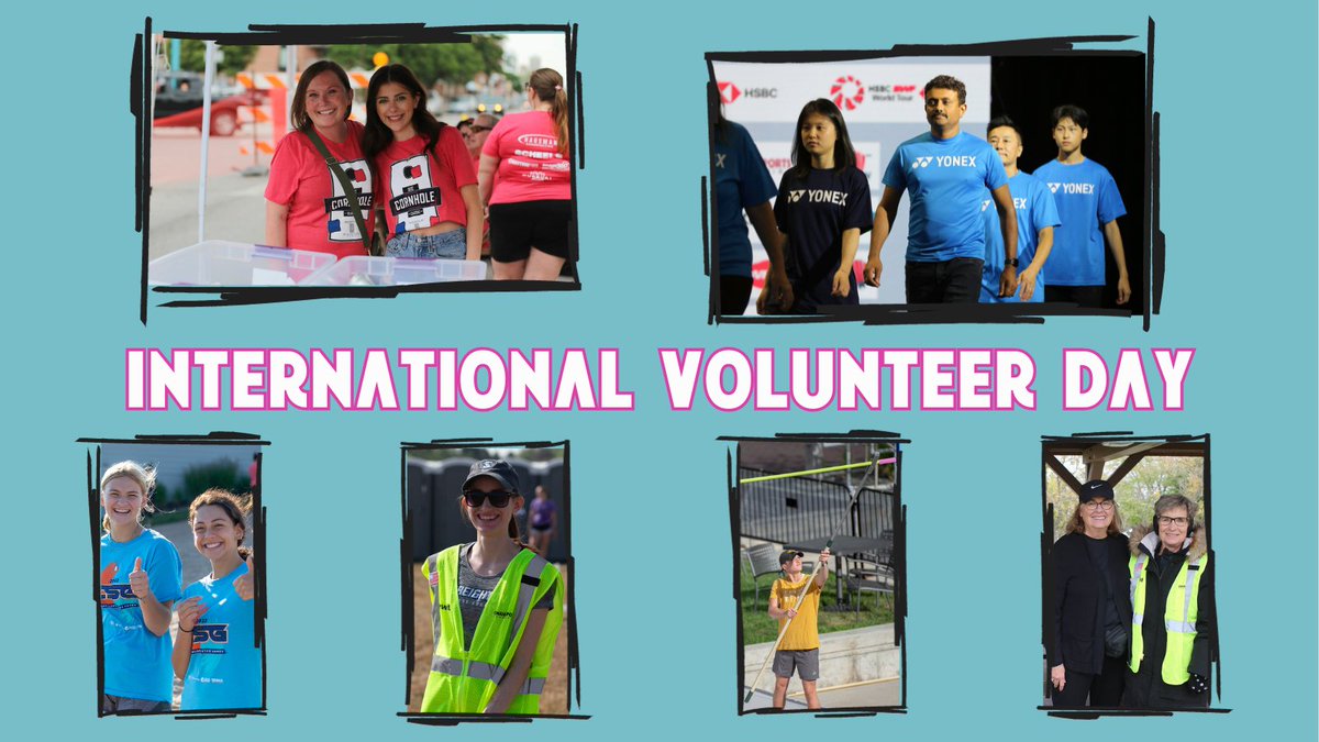 Celebrate #InternationalVolunteerDay with us! Openings available for the @kcacsports Indoor Track & Field Conference Championships (Feb 12-13) and the @usatriathlon Multisport Festival (June 5-9). Click below 👇 to check out shifts and roles! omahasports.org/get-involved#v…