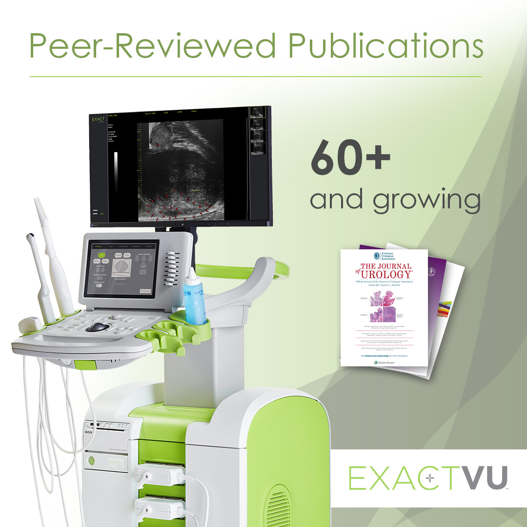 #DidYouKnow that #ExactVu #MicroUltrasound is the subject of more than 60 peer-reviewed publications? That could keep your weekly journal club busy all through 2024!  
#MicroUS #ProstateCancer #ClinicalEvidence #FocalOne