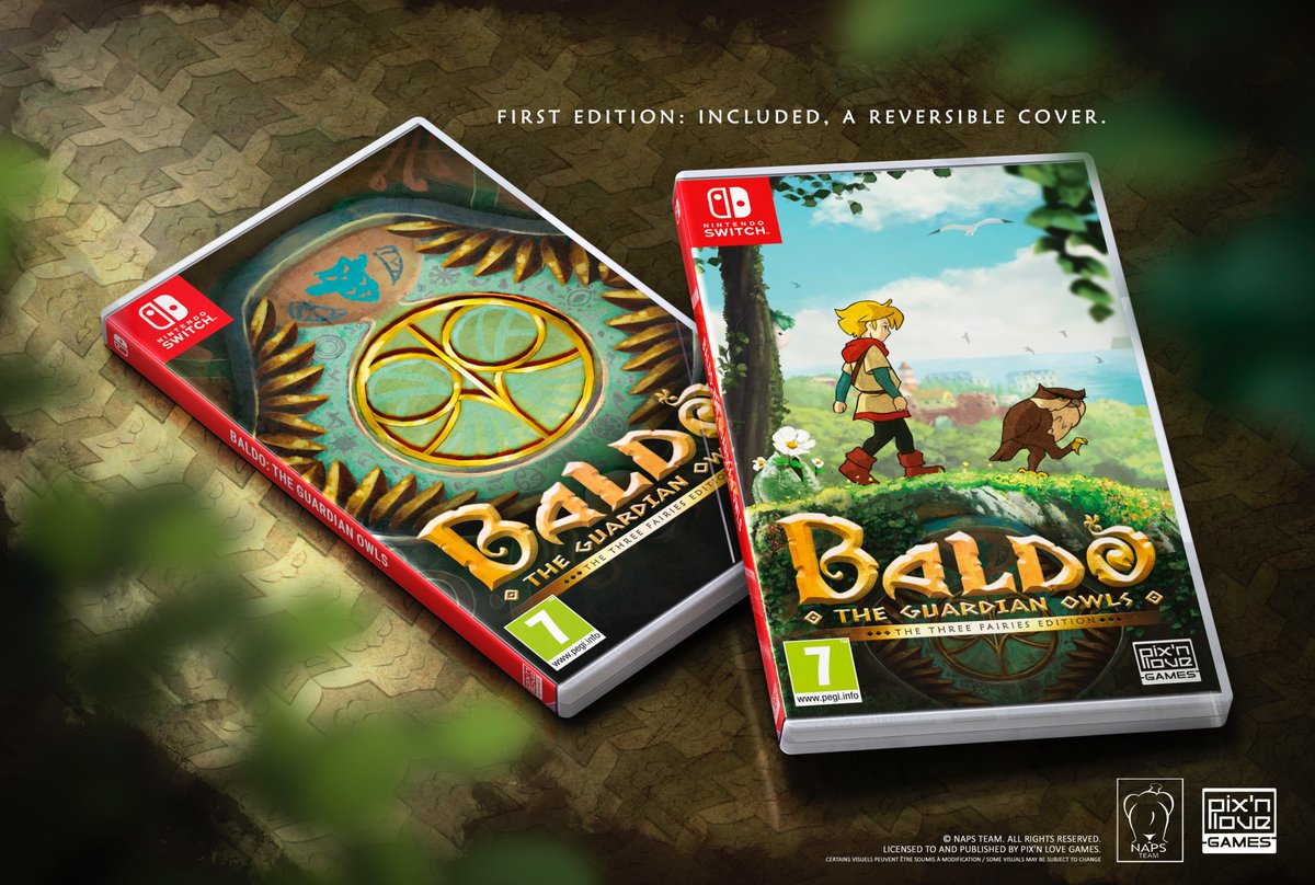 pixnlove_games's tweet photo. 🎅 ADVENT CALENDAR D5 🎅  

Today, try to win a copy of Baldo: The Guardian Owls on #NintendoSwitch! 🦉

To enter:
🟡 Like and RT  
🔵 Follow @Pixnlove_games 

➡️ Draw tomorrow! 🤞 https://t.co/WdMXbb0BrR