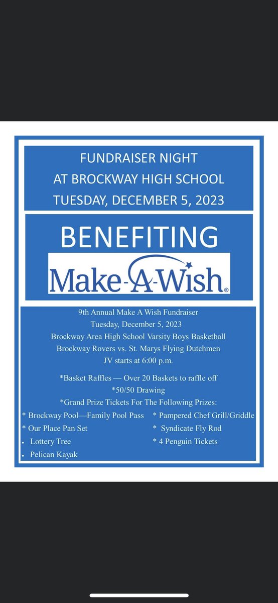 RoversHoops's tweet photo. Coach Clark gets to celebrate his birthday today by coaching his squad in their home opener against the Flying Dutchmen. JV tips at 6 with Varsity to follow. Tonight’s game is also our Make-A- Wish game. There will be basket raffles and more to support a great cause. BE THERE!🏀 https://t.co/trsKbnWJc0