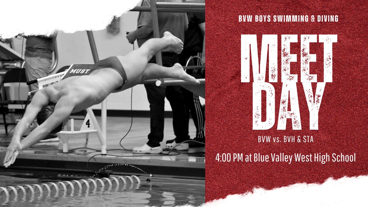 First home meet of the year is here! Come support these guys after school today! ⏱4:00pm 📍BVW 🆚BVH (@Coach_Bien) / @GoAquinasSaints 🎟Free Admission & Meet Program 📱Results on Meet Mobile @BVWestJAGS