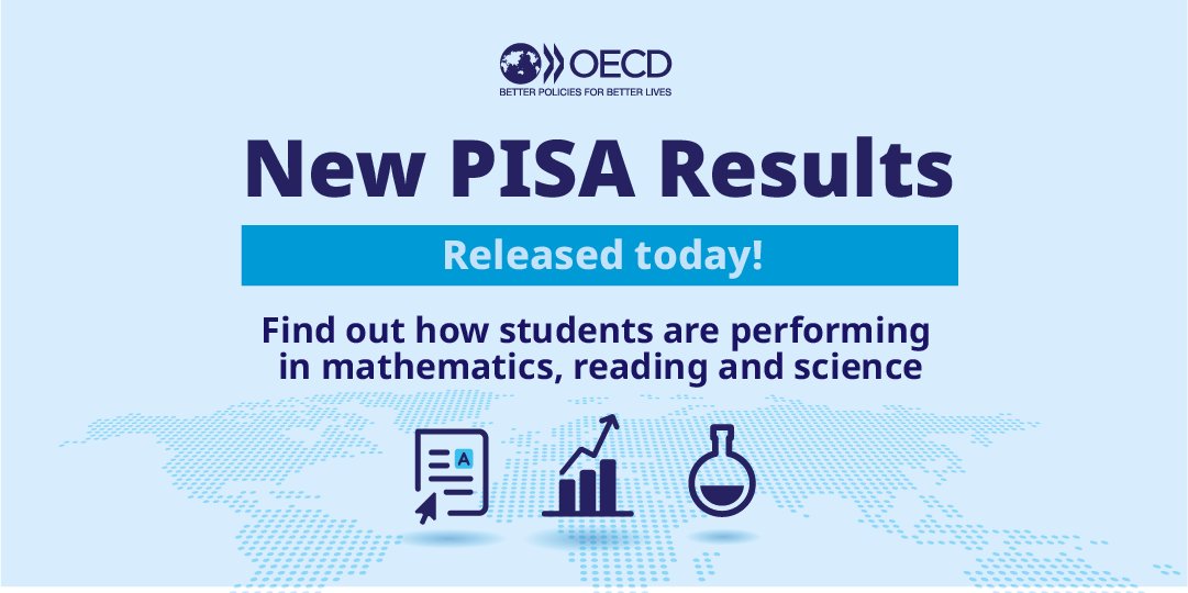 Out now: 🆕 OECD PISA Report. This is the first large-scale effort to capture student performance, well-being & equity before and during the COVID-19 pandemic. Involving: ➡ 81 OECD members & partners ➡ 690,000 students. Read the new #OECDPISA: brnw.ch/21wF2Pl