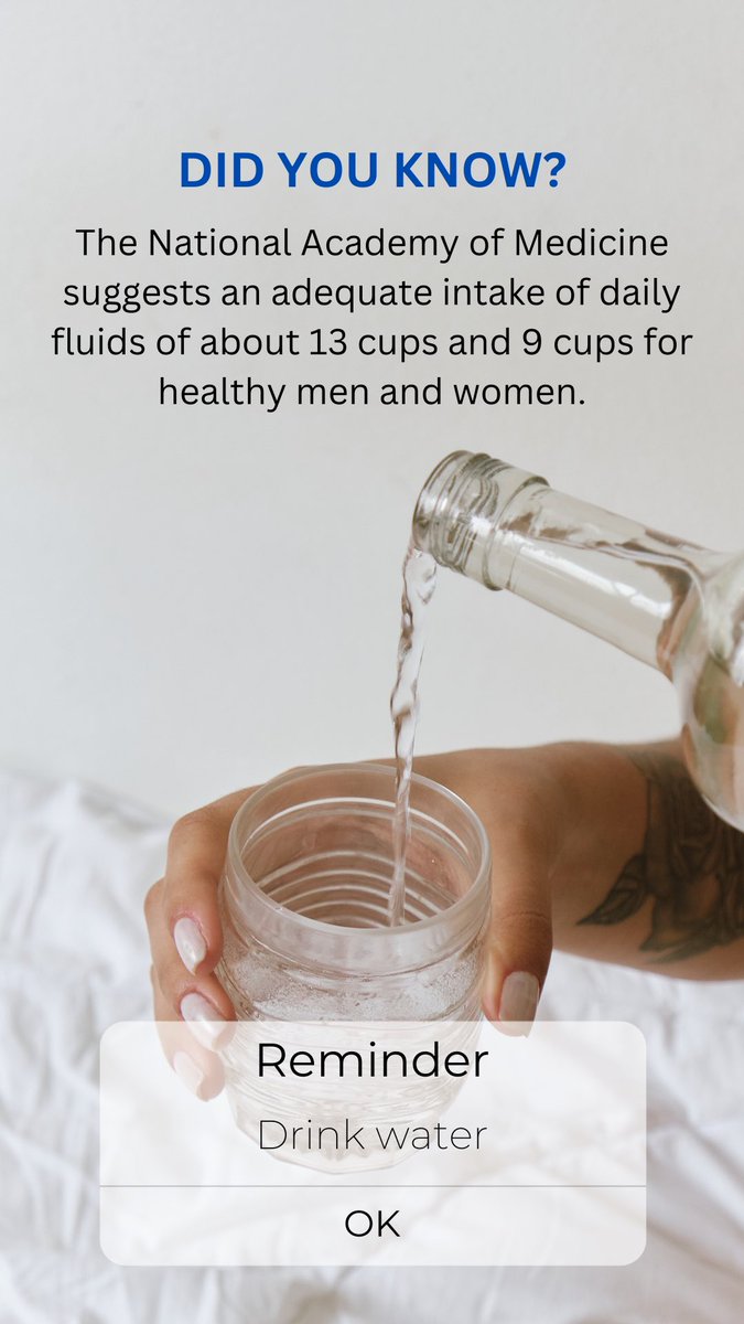 Did you know? 

#waterislife #hydrate #drinkwater #waterbenefits #stayhydrated #watertherapy #healthylifestyle #fitness #nutrition #selfcare #wellness #helthyhabits #stressrelief #livewell #workout