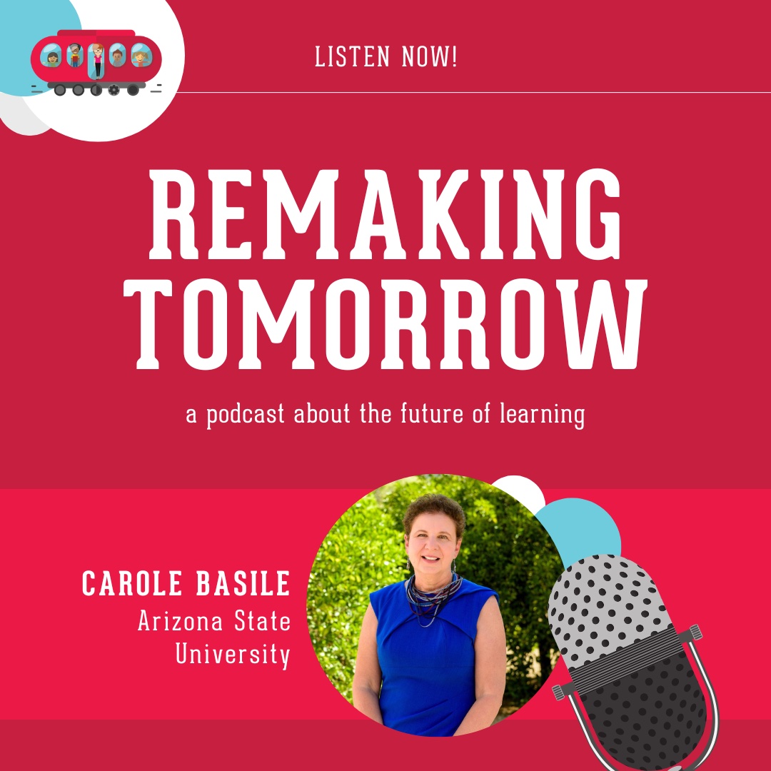 NEW #podcast! Nationwide, our Schools of Education are preparing the next gen of #teachers. And if you haven't been following @asueducation, start right now with their amazing dean: Carole Basile 🎧 bit.ly/47Y0Kfg @remakelearning @slbradio @When_You_Wonder @ASU