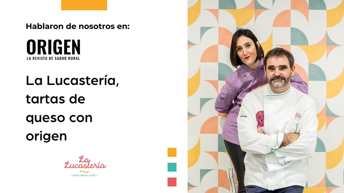 🔝 Hablaron de nosotros en <a href="/origenonline/">ORIGEN</a> 
La Lucastería, tartas de queso con origen.

Puedes leer la entrevista completa aquí ⤵️
🔗origenonline.es/actualidad/la-…

#tartadequeso #Navalcarnero #BoadillaDelMonte