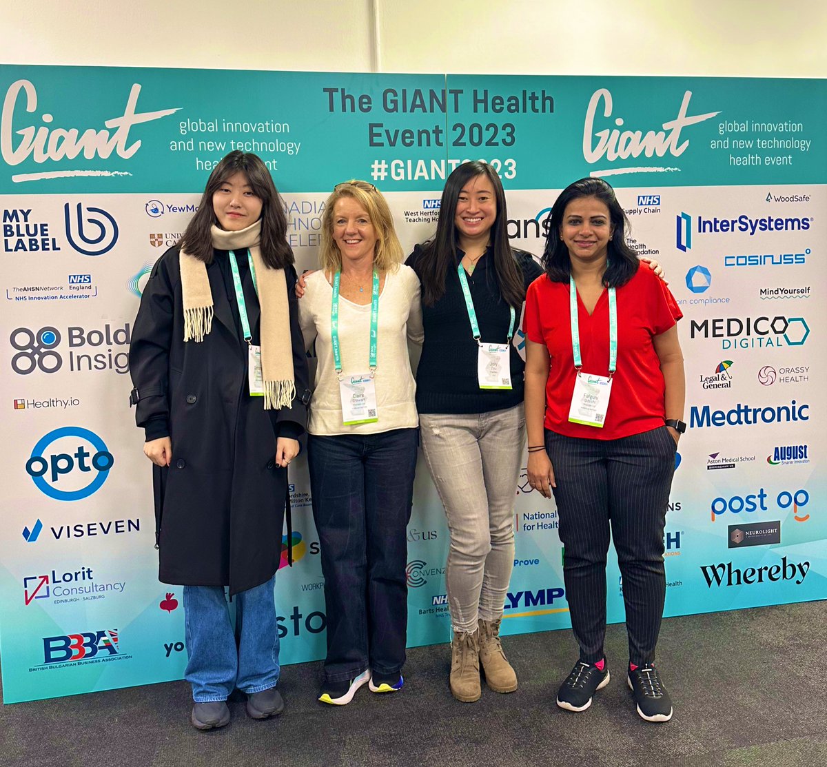 Our team at #Giant2023, checking out the latest innovations and trends in #HealthTech