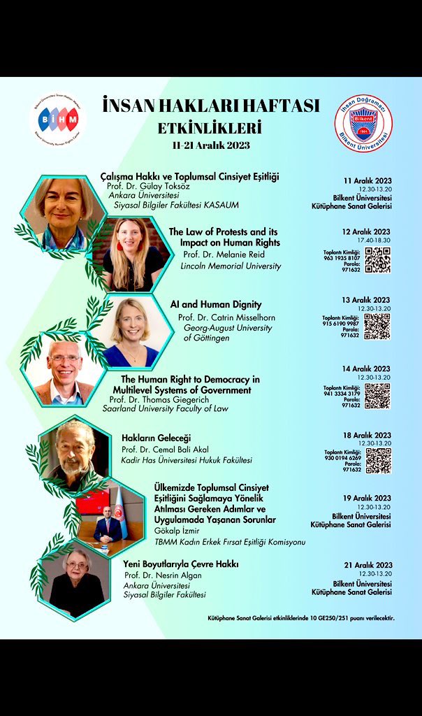 ihm_bilkent (@ihm_bilkent) on Twitter photo İnsan Hakları Haftası kapsamında Merkezimiz, Bilkent Hukuk Fakültesi <a href="/hukuk_bilkent/">Bilkent Üniversitesi Hukuk Fakültesi</a> ile ortaklaşa olarak 11-21 Aralık tarihleri arasında bir etkinlikler dizisi düzenleyecektir. İlgilenen herkes, bir kısmı yüz yüze bir kısmı online gerçekleştirilecek etkinliklere davetlidir. İnsan Hakları Haftası kapsamında Merkezimiz, Bilkent Hukuk Fakültesi <a href="/hukuk_bilkent/">Bilkent Üniversitesi Hukuk Fakültesi</a> ile ortaklaşa olarak 11-21 Aralık tarihleri arasında bir etkinlikler dizisi düzenleyecektir. İlgilenen herkes, bir kısmı yüz yüze bir kısmı online gerçekleştirilecek etkinliklere davetlidir.