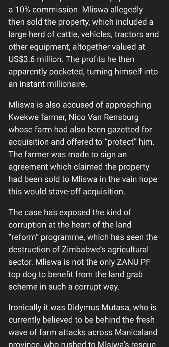 @mamakaCleo canadafreepress.com/2003/zim041403… 'While being📢 beaten,#Mliswa screaming,'kill these people,'😭'kill the white pigs'🚩
#NotoRacism🇿🇼🌎 He grabbed anything he could use2beat Alan& John [🇿🇼police absconded], which included #fuelpipes #golfclubs #gasbottles #ironfencing'
#RightsAbuses🇿🇼