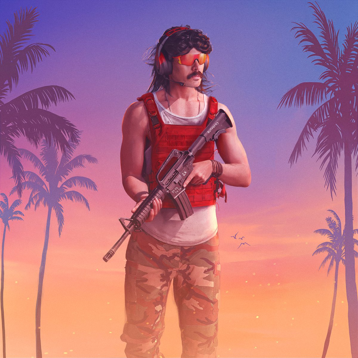 DrDisrespect's tweet image. El doctor en drogas de Vice City
