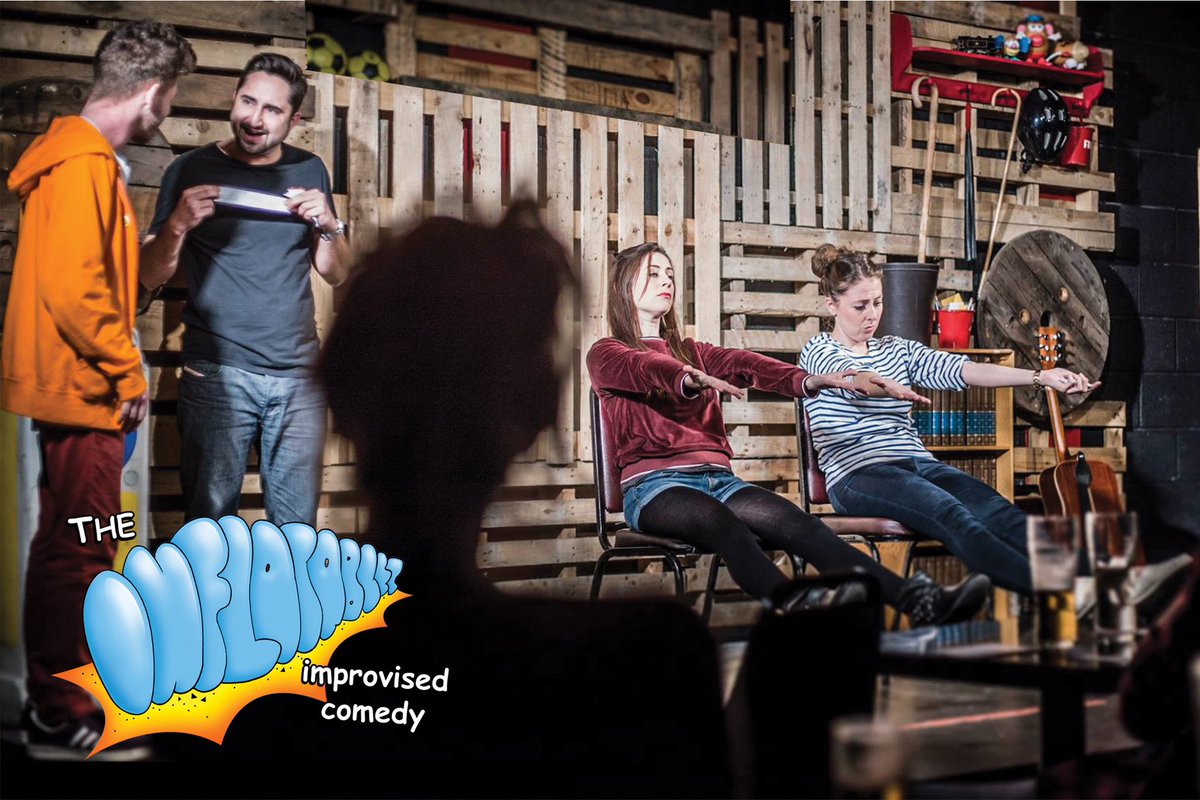 The Inflatables will be performing mad games and scenes this Friday (Dec 8th) at The Hoopla Impro Comedy Club. Come toss us your suggestions!

This week's bonkers cast? Max Dickens, Tom Webster, Greg Birks, Mark Joseph and Andrew Gentilli 🙃