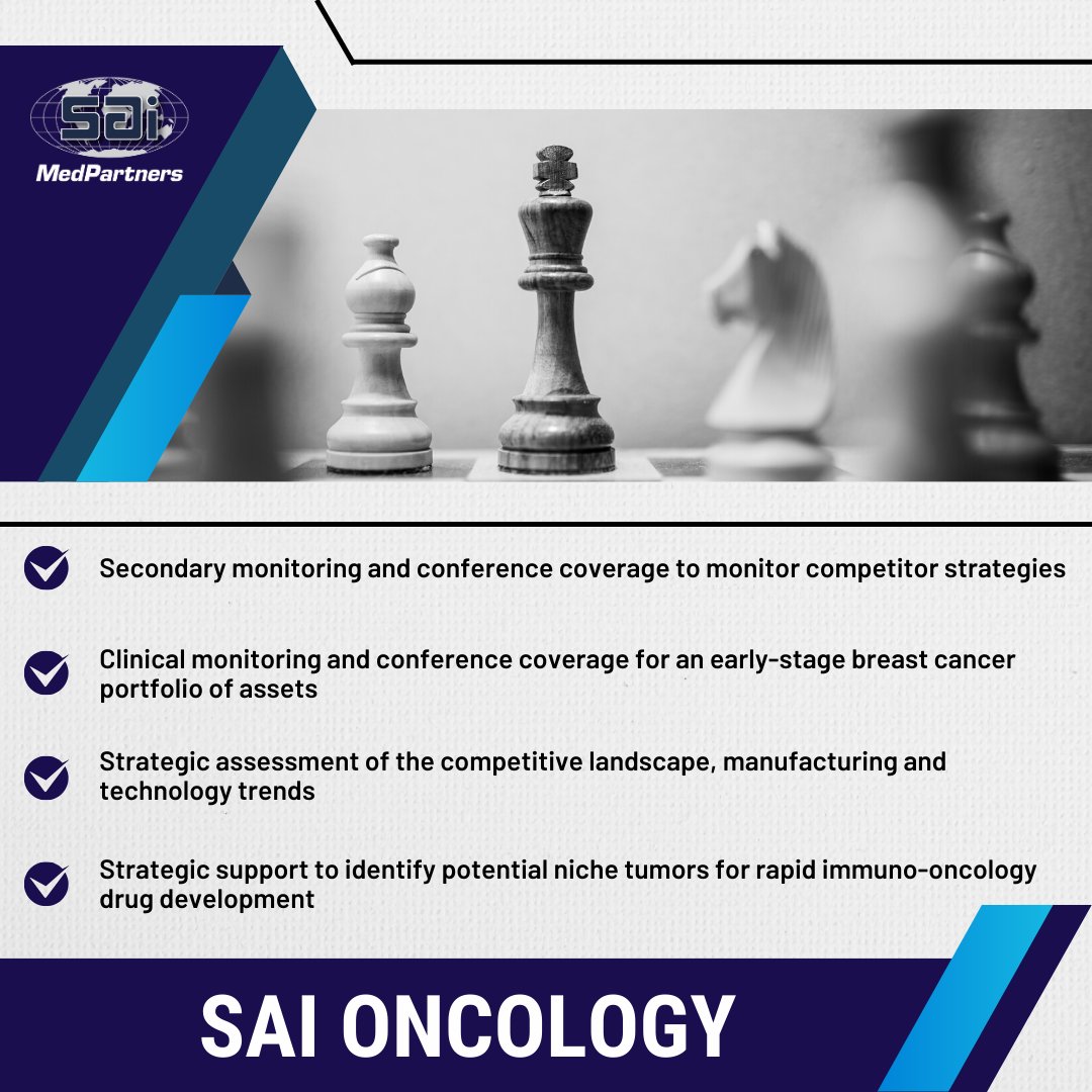 SAIMedPartners's tweet image. Our #oncology team has comprehensive experience in the evolution of targeted therapies and immunotherapies and a nuanced understanding of global regulatory systems and pathways. Schedule a meeting on our website: sai-med.com

#CI #StrategySupport #ASH23 #ASH2023