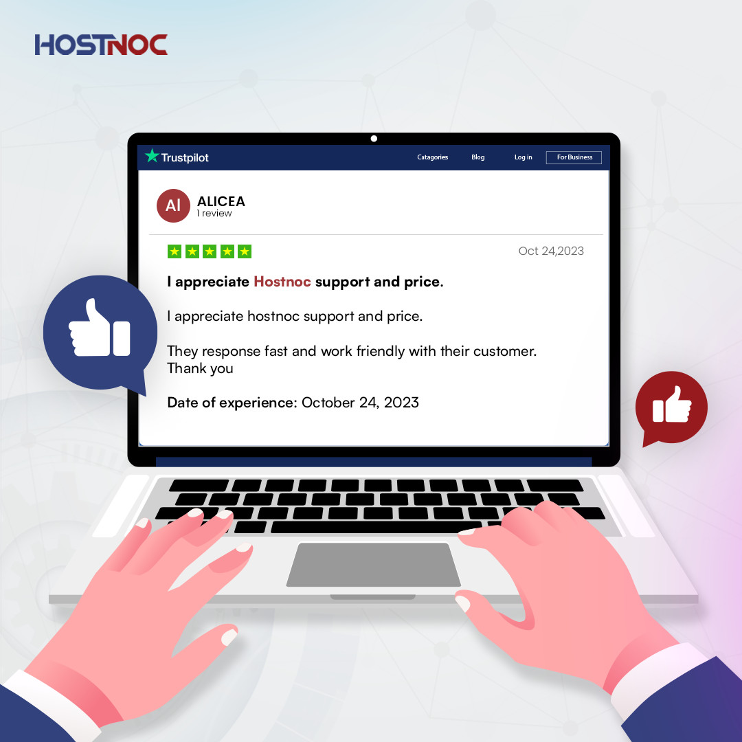 HostNoc's tweet photo. Thank you for your valuable feedback.

We are thrilled that the HostNoc suits your needs. We take great pride in our work, and our sincerest hope is that it helps each one of our customers accomplish their goals. 

#Hostnoc #HostingService #ProtectedNetwork #DedicatedServer https://t.co/CZqX3Angvl