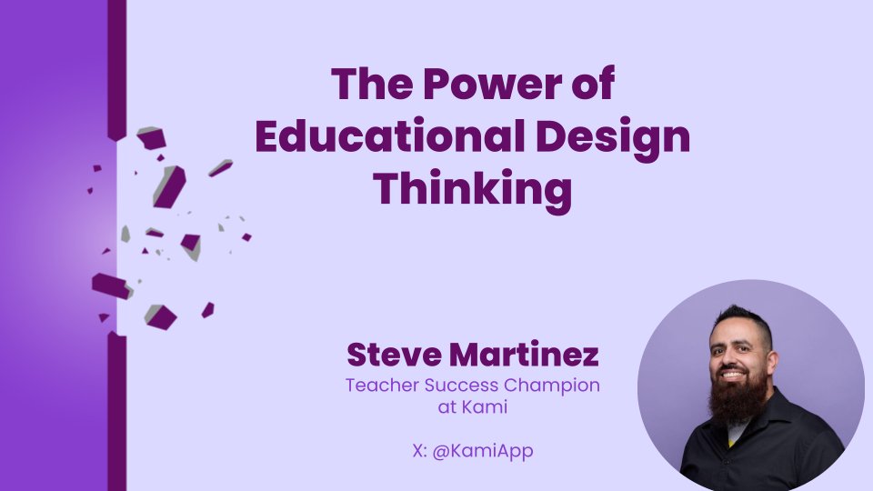 LOVED learning #designthinking with the amazing @Martinez_EdTech! I am inspired! And thank you also to @OliverTingling, for all that you do to support educators using @KamiApp! #NYSCATE @WSWHEBocesMS