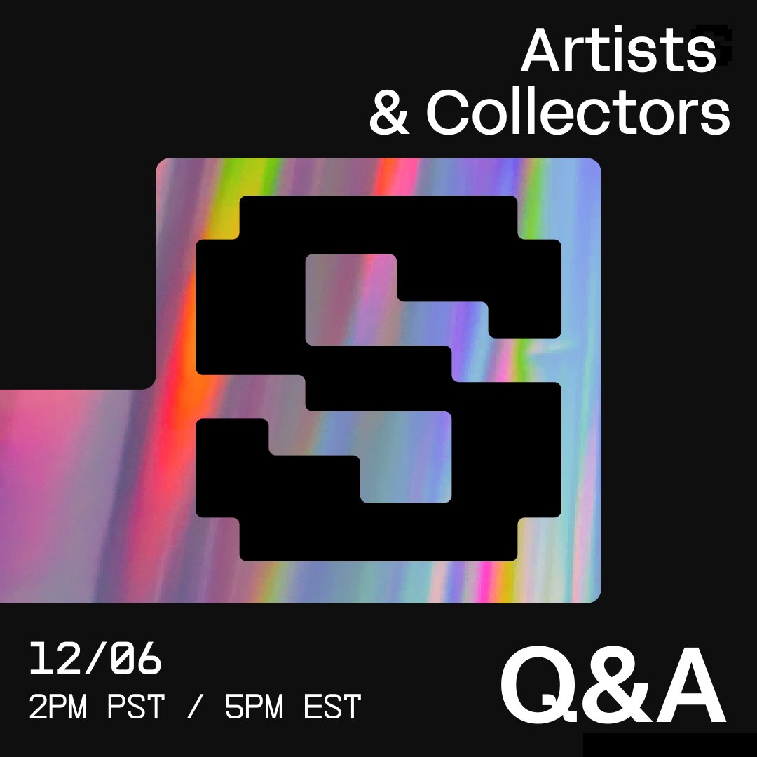 Want to learn how to reach new collectors, get your music heard by more people, and get the most out of Sound?

Come ask our team!

Tomorrow we're launching a Q&amp;A Twitter Space.

📆 Wed 6th Dec | 🕒 2pm PST  | Link below 👇