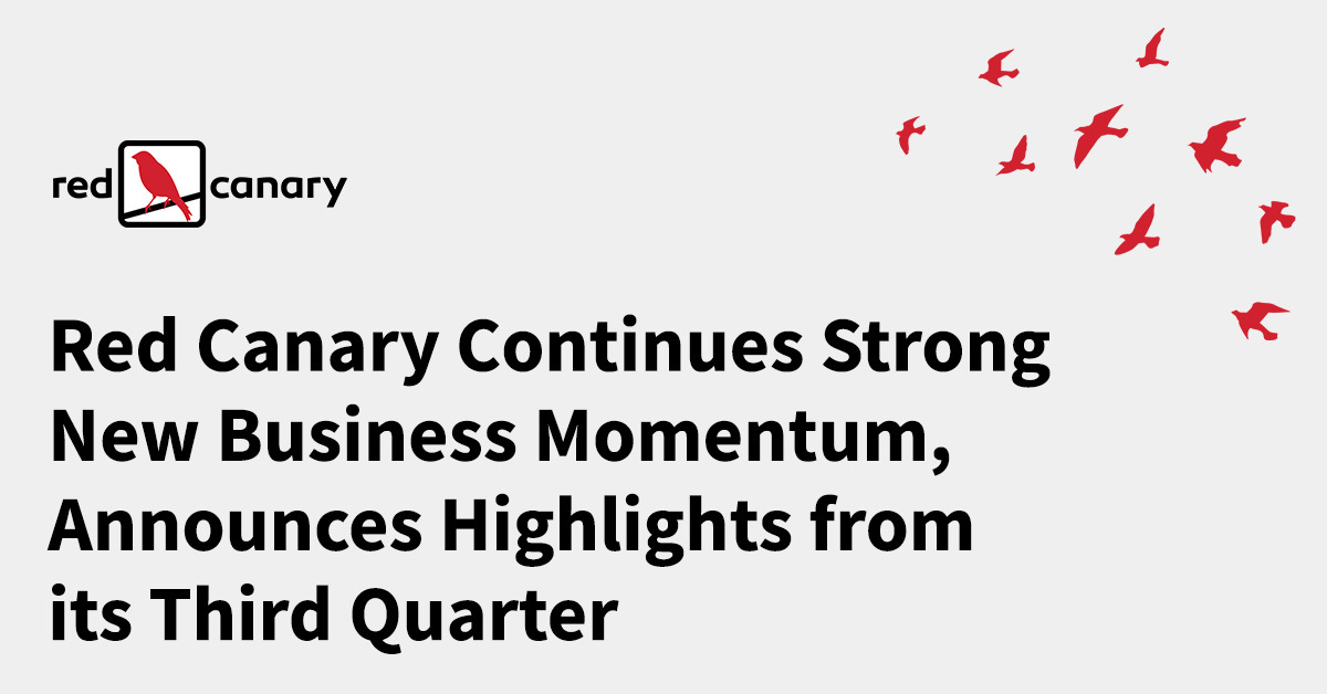 Our Q3 highlights are in. Nearly 1,000 organizations trust us for: Threat intelligence ✔️ Detection and response ✔️ Innovations in cloud security ✔️ Their trust is the driving force behind our growth. Learn more: 👇 redcanary.com/news/q3-fy2024…