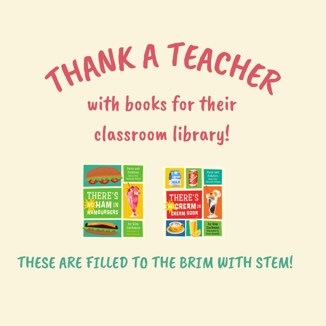 Want to thank your child's teacher? Books for their classroom library are always appreciated. DM me for signed, personalized copies of my books. #teachergifts #mgnonfiction #steambooks