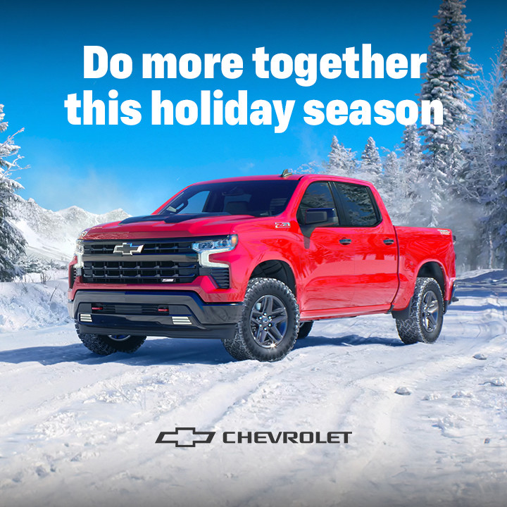 MossBrosChevy's tweet photo. Rev Up the Holidays: Let's Do More Together with Your New Chevrolet Adventure! 🎄🚗 #mossbrosautogroup #mossbroschevrolet #ChevyJoyrides https://t.co/tGyCH91yhy