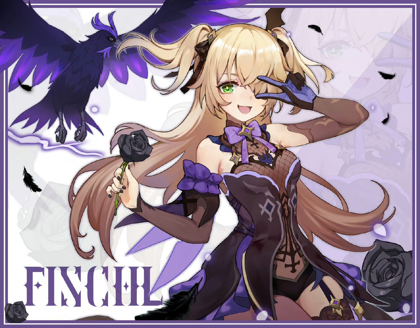 ★原神Impact★フィッシュル★そんひょん★特大バスタオル★ハイパーレア★ 人気ブラドン ☆原神Impact☆フィッシュル☆そんひょん☆特大