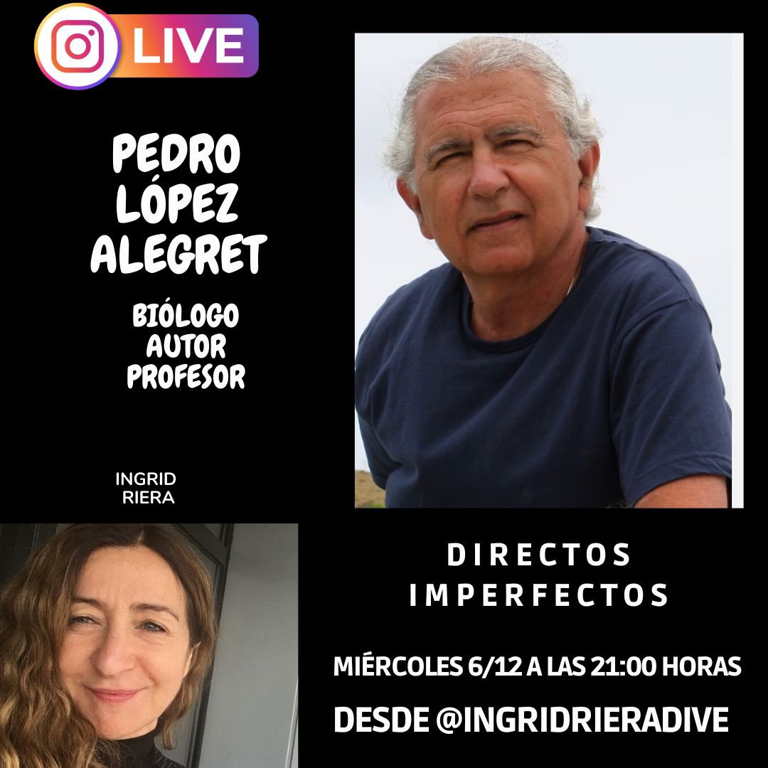 Buceadores_'s tweet image. Miércoles 6 de diciembre 2023 entrevistamos a un biólogo y editor enamorado de los tiburones.
No os lo perdáis!
Os queremos!