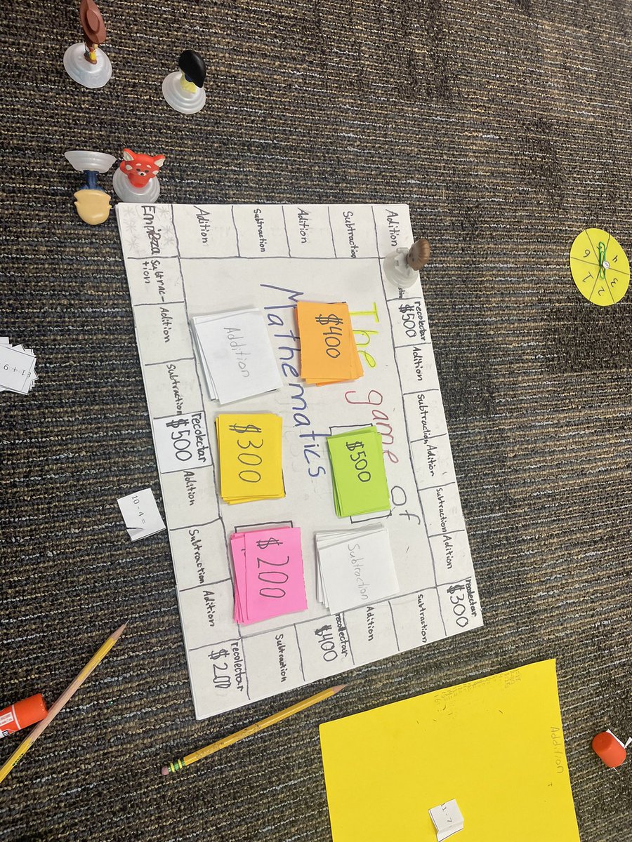 3rd grade students in Mrs Granthams class will be teaching 2nd graders how to solve math problems through board games THEY have created! <a href="/HumbleISD_BBE/">Bear Branch Elem</a> <a href="/HumbleElemMath/">Humble ISD Elementary Math</a>