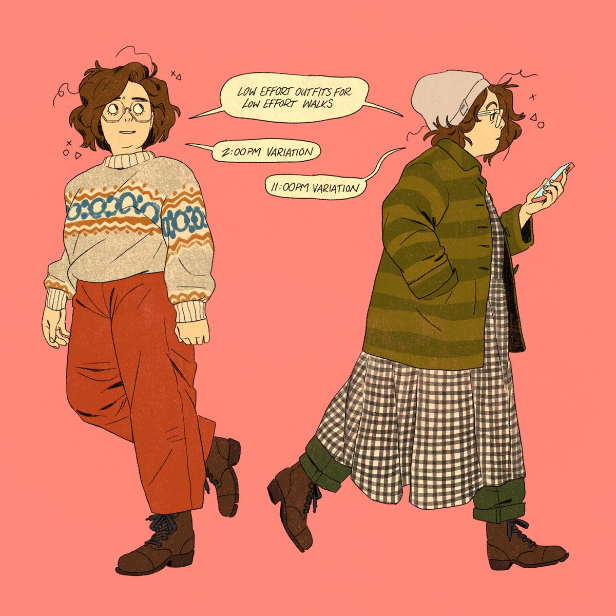 「November outfits ft. A good friend's swe」|Marinのイラスト