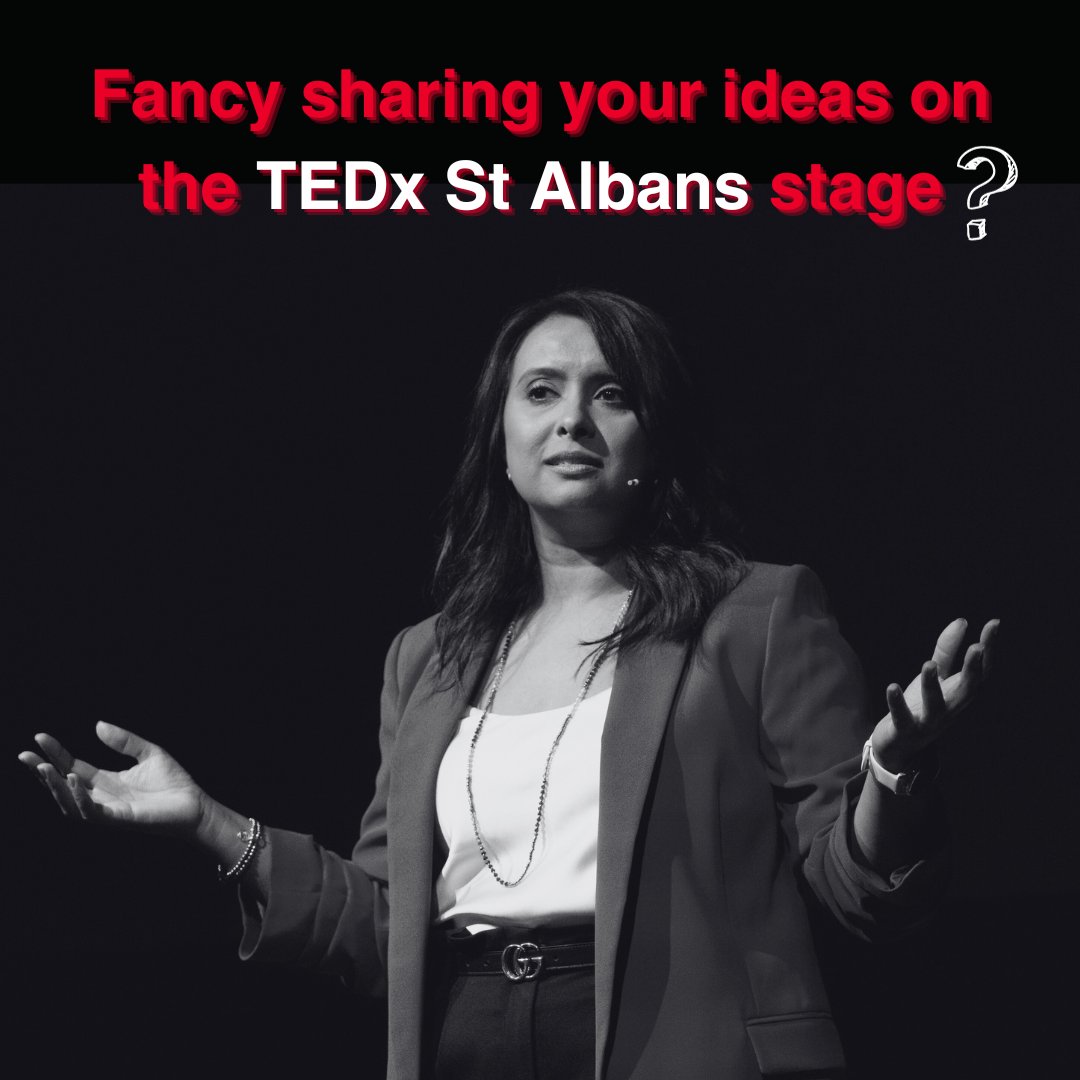 Do you have an #ideaworthspreading? 💡🚀 The chance to present your big idea on the #TEDxStAlbans stage and to the #TEDxcommunity is an opportunity of a lifetime. 🤩 ➡️ Go fill out this Google form to register interest in speaking at TEDx St Albans 2024 docs.google.com/forms/d/e/1FAI…