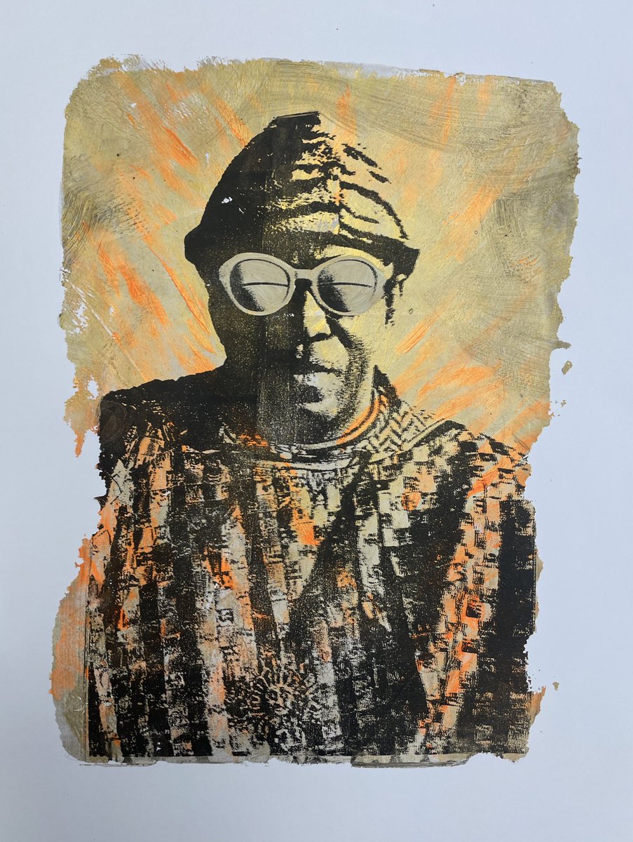 Sun Ra #gelplateprint