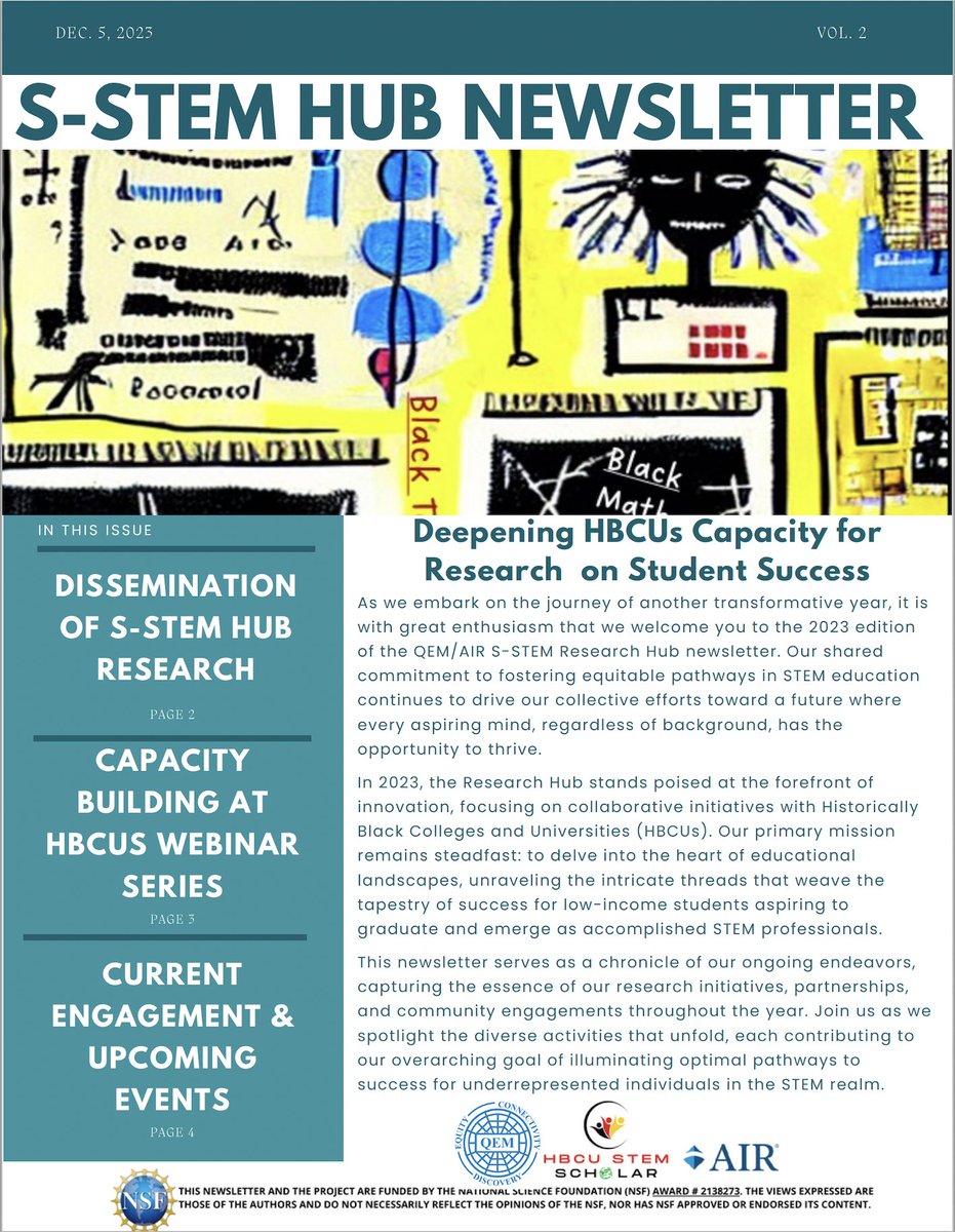 The new S-STEM Newsletter is now available!!
 tinyurl.com/2vh55z5a