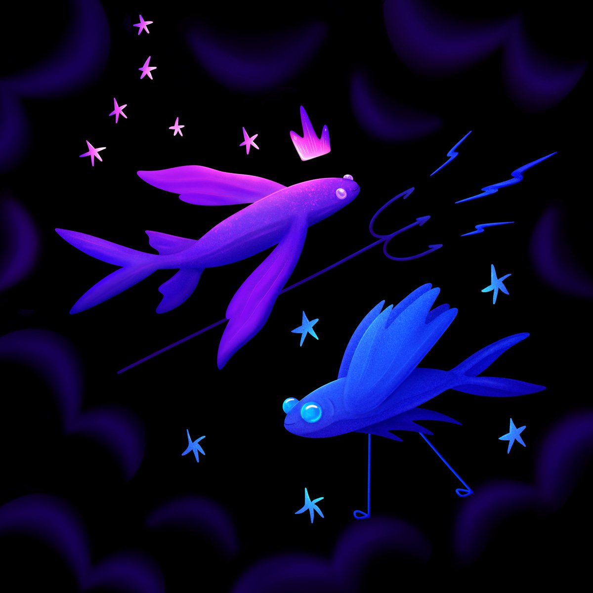 magical fishes live in magical world but ✨LOVE✨ is real⚡️⚡️⚡️

thank you for having me at space and for collecting my art 🖤🖤🖤

@ZmirnayaArt
<a href="/JuliaSrjaz/">Julia ManekiNeko💫 | DRIP 💧</a> 
<a href="/cozmonika_art/">Cozmonika</a> 

✨about balance✨
5/10 5tez

objkt.com/asset/KT1NbzVd…