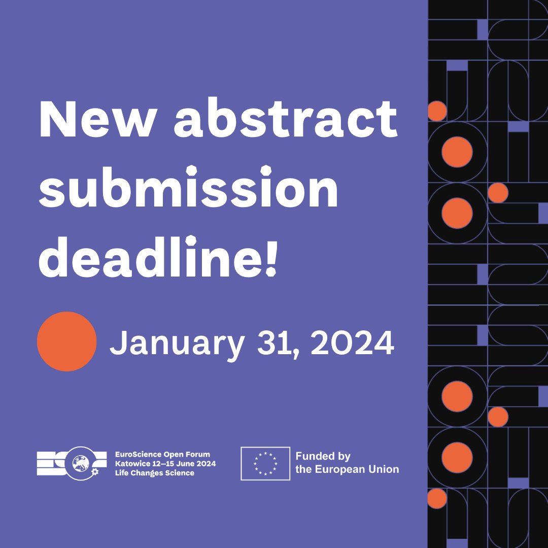 Great Announcement! 📢 New deadline for applications has been extended until January 31, 2024. 📆 Seize this opportunity to become an integral part of one of the most significant international conferences. 👉 esof.eu