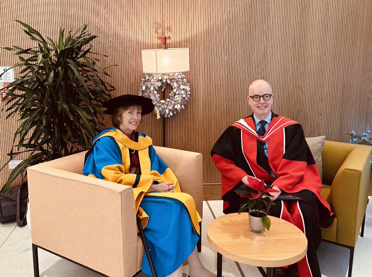 Wonderful day awarding novelist Jane Urquhart with a honorary Doctorate. Jane was the 2017-18 Craig Dobbin Chair in Canadian Studies at UCD. @ICUF_Awards @HumanitiesUCD