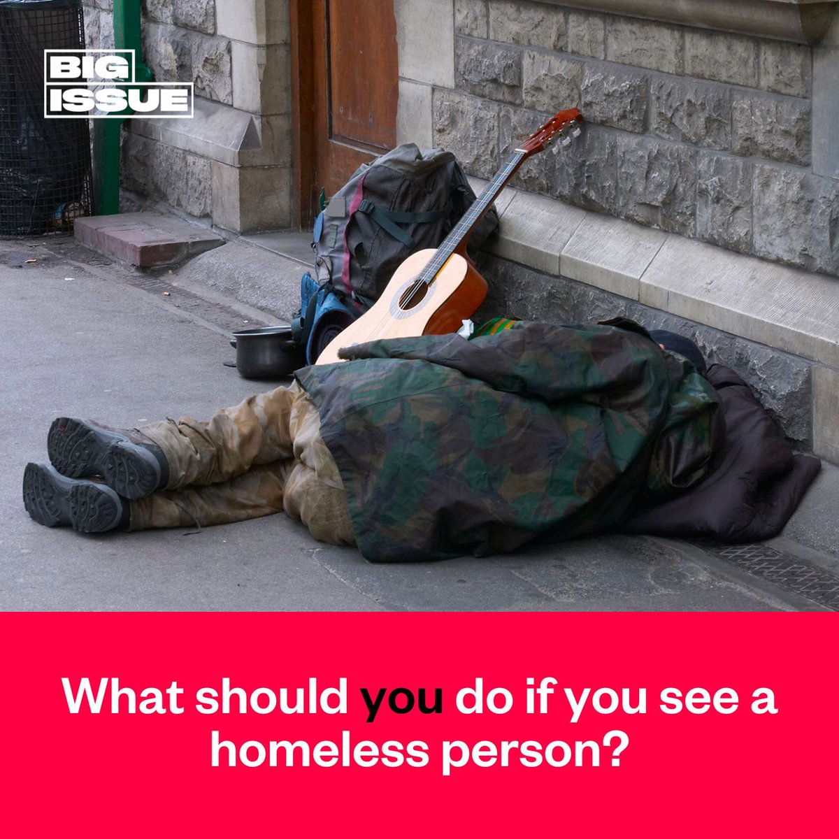 Homelessness has become a clearly visible issue on Britain’s streets in recent years and it is a perilous place to be.

Here's how you can help people who are sleeping rough. 

bigissue.com/news/activism/…