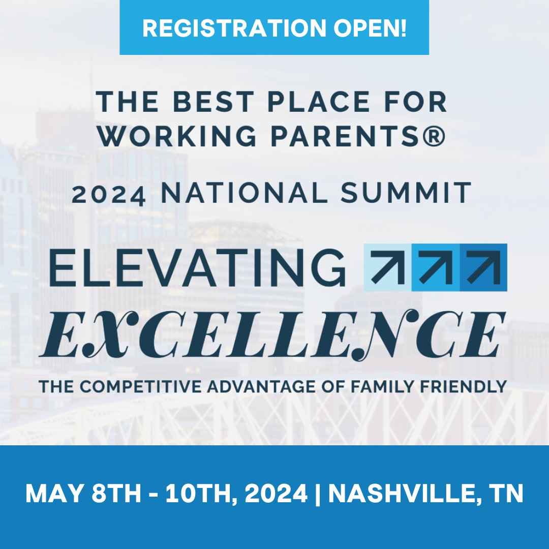 The BP4WP Summit is happening in Nashville, TN this May! 

Join business leaders nationwide in setting a new precedent for family-friendly workplaces. Learn how policies benefiting working parents also boost businesses' bottom line: bit.ly/3PLfasU