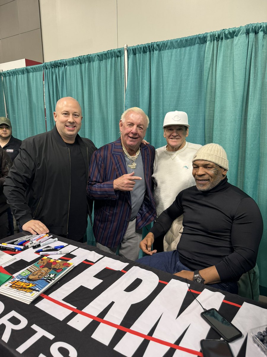 Spent the weekend in Columbus with @FitermanSports, @MikeTyson & @RicFlairNatrBoy!