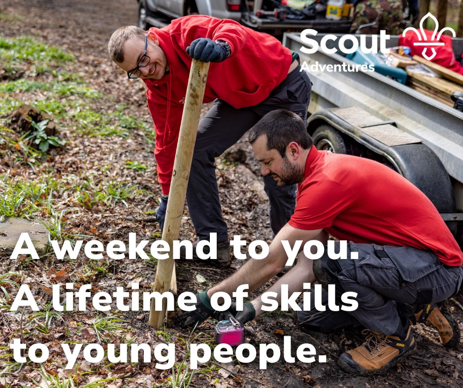 A few hours of your time helps us to deliver life skills to countless young people. Last few spaces available on our volunteering weekend from 15- 17 December at Gilwell Park. Catering, accommodation, new friends and lots of laughs included! Sign up at bit.ly/volgp.