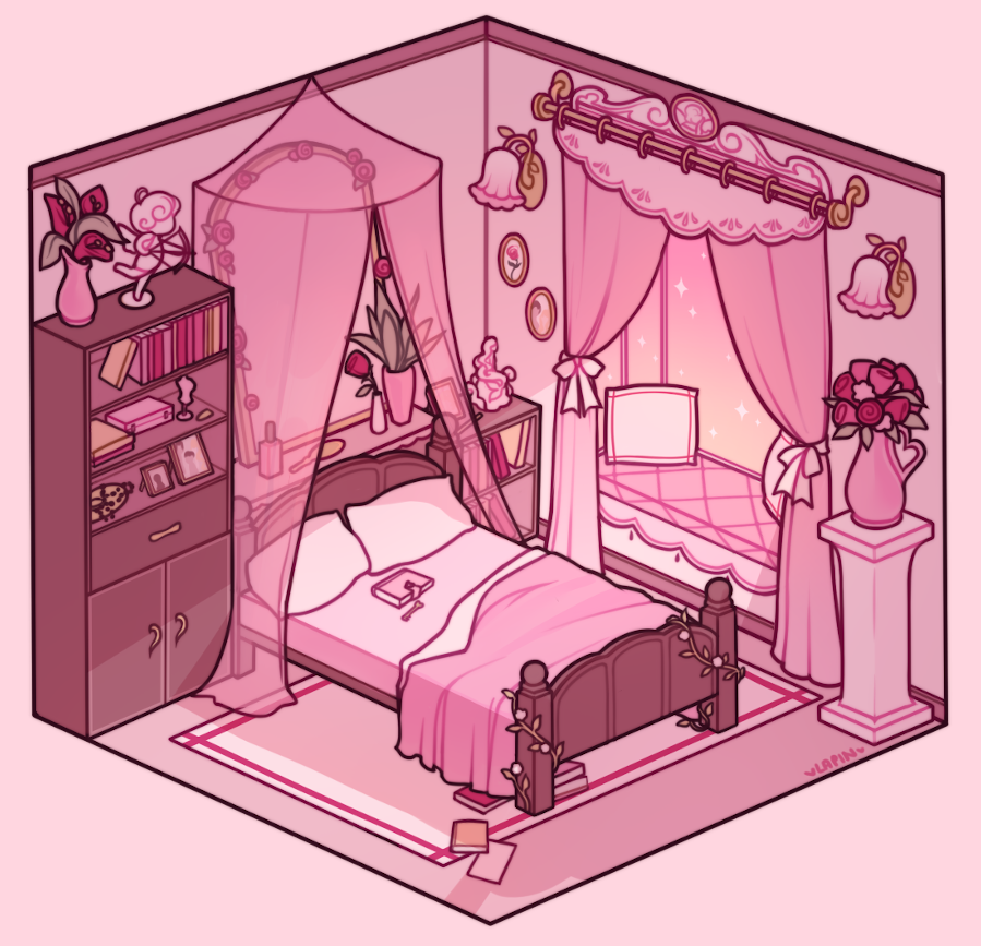 lapin__lapin's tweet photo. let me share my ocs cute rooms again too https://t.co/c8h1wW3647
