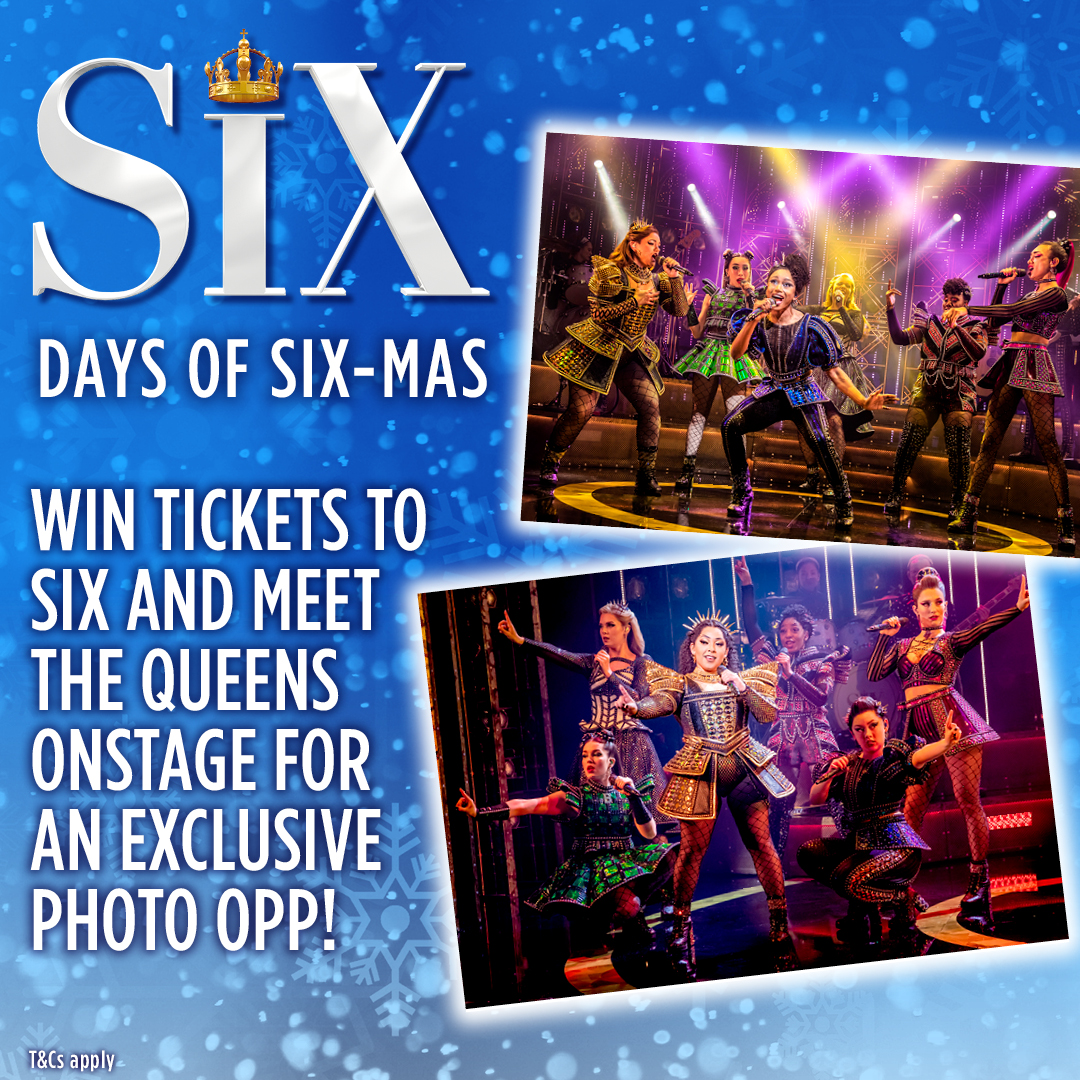 On the final day of SIX-mas you can win a pair of tickets to see SIX AND meet the Queens for an onstage photo opp! 📸👑 To enter, reply with the best piece of advice you’ve received this year 💜 Travel not included. Valid for any SIX UK Tour venue and the Vaudeville in 2024.