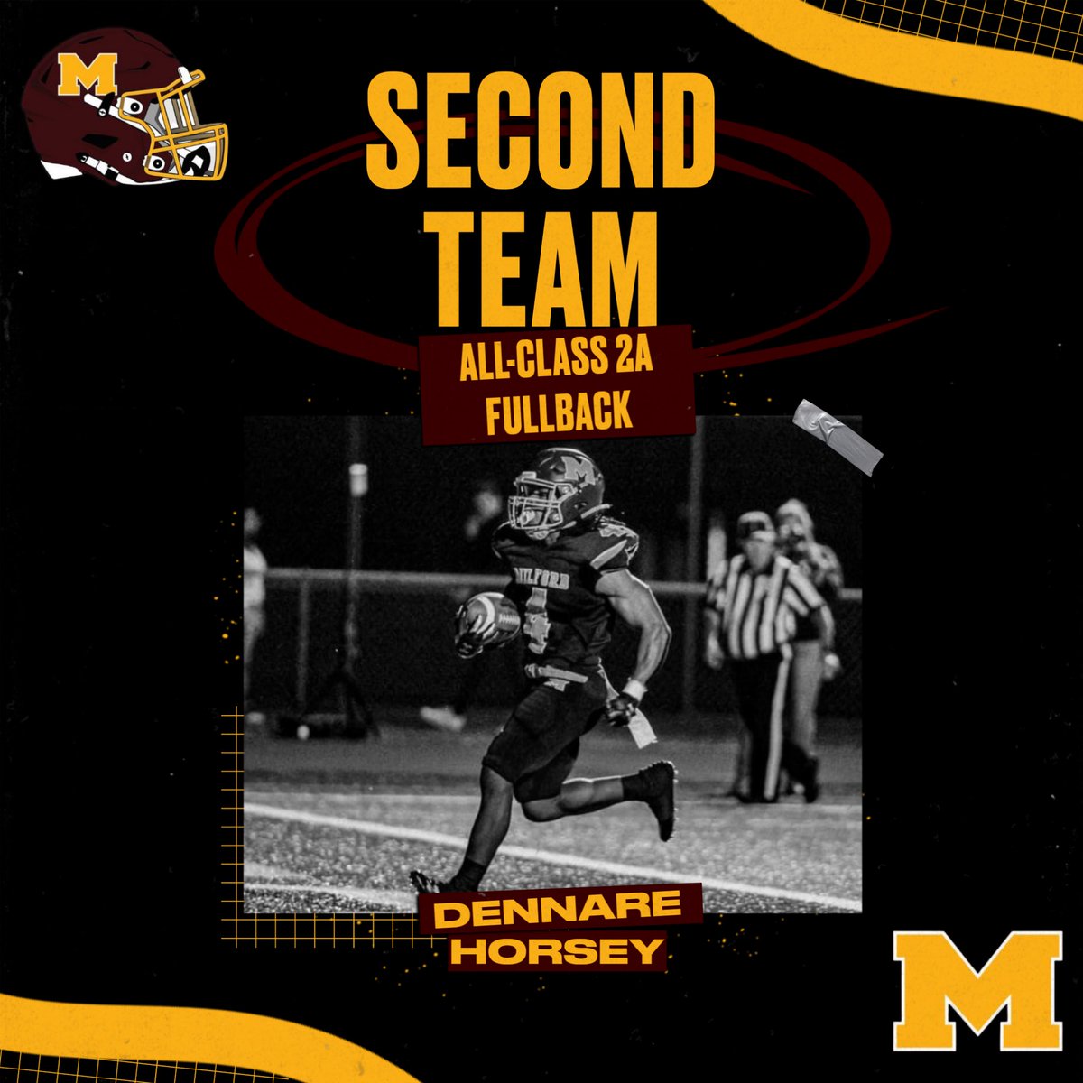 Congratulations, <a href="/narehorsey/">DenNare Horsey</a>‼️ Well-deserved recognition 〽️🏴‍☠️🏈 #DWWD
