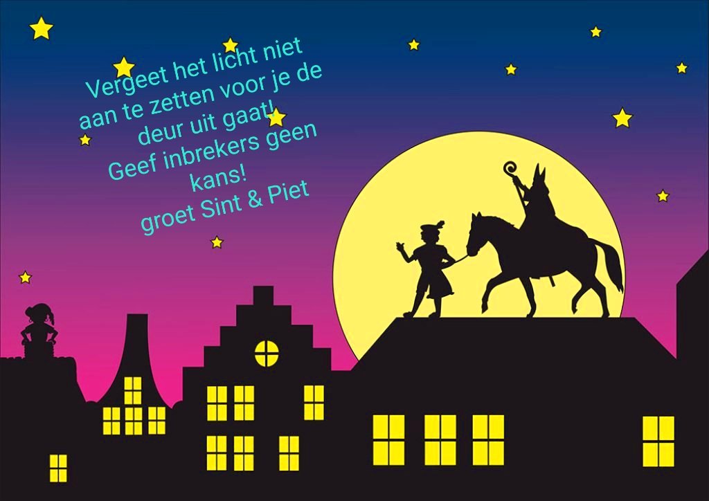 Geef inbrekers geen kans! Fijne avond!
#dh247
#samensterk