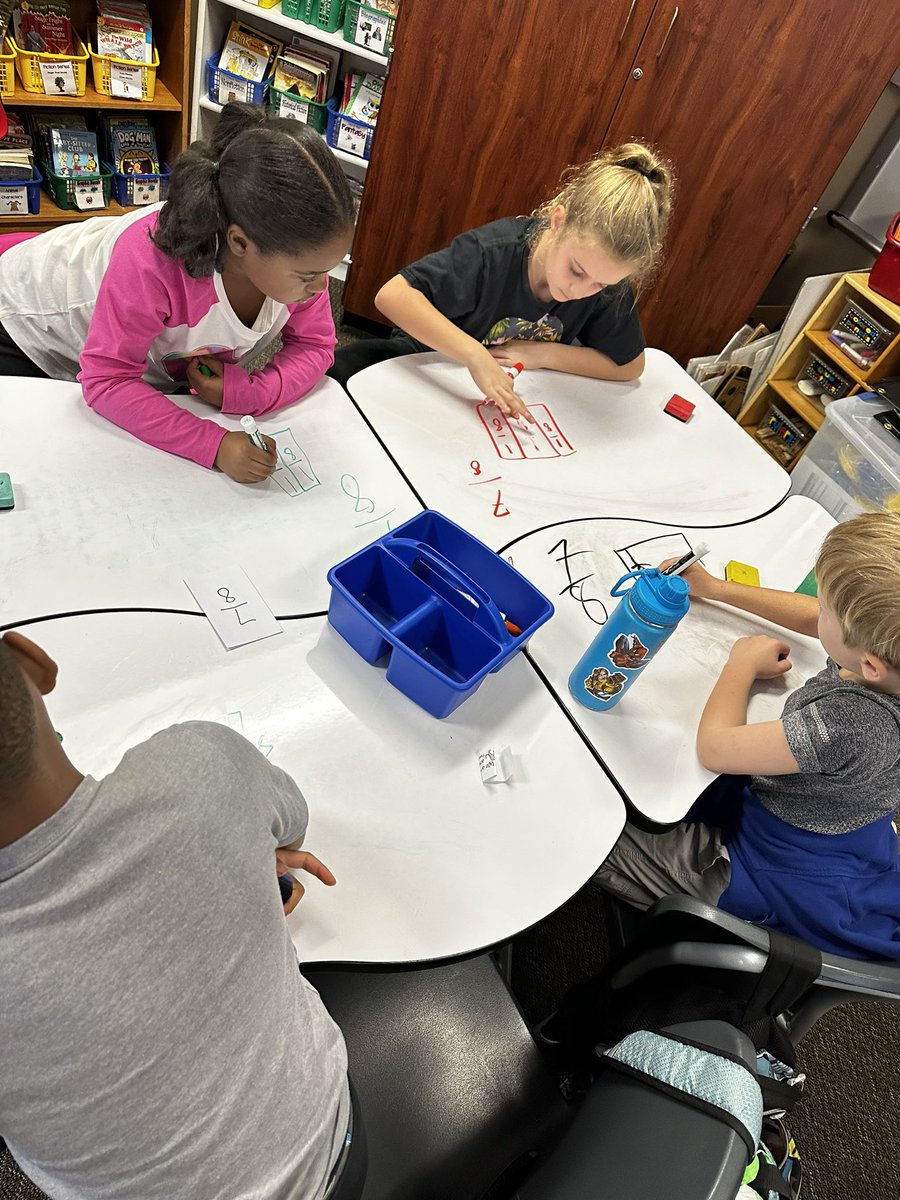 MsKSantangelo's tweet photo. Look at our Fraction Detectives go! They were given a fraction with their team and to figure out how to decompose it into unit fractions! #santangelosquad #wearelakeshore @HumbleISD_LSE @KBonillaLSE https://t.co/IXoASMGVSv