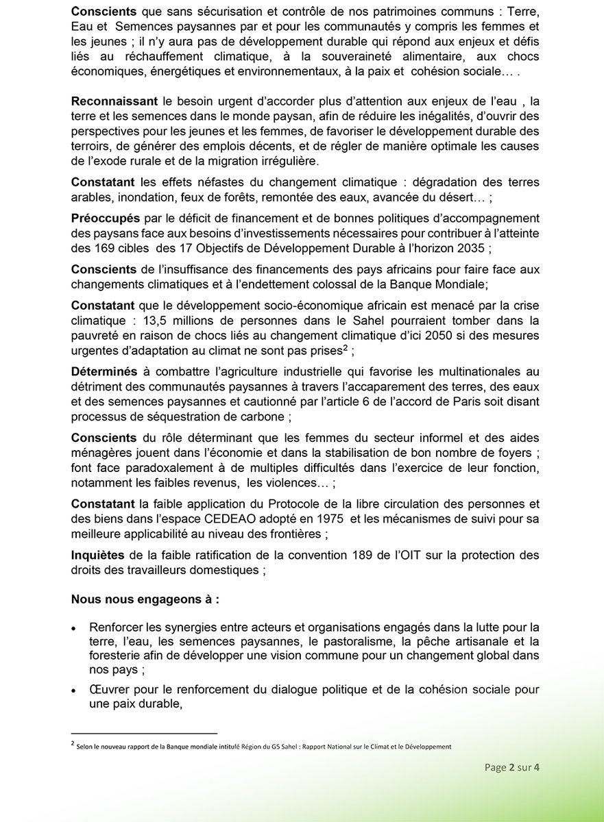Convergence Globale des Luttes Terre et Eau tweet media