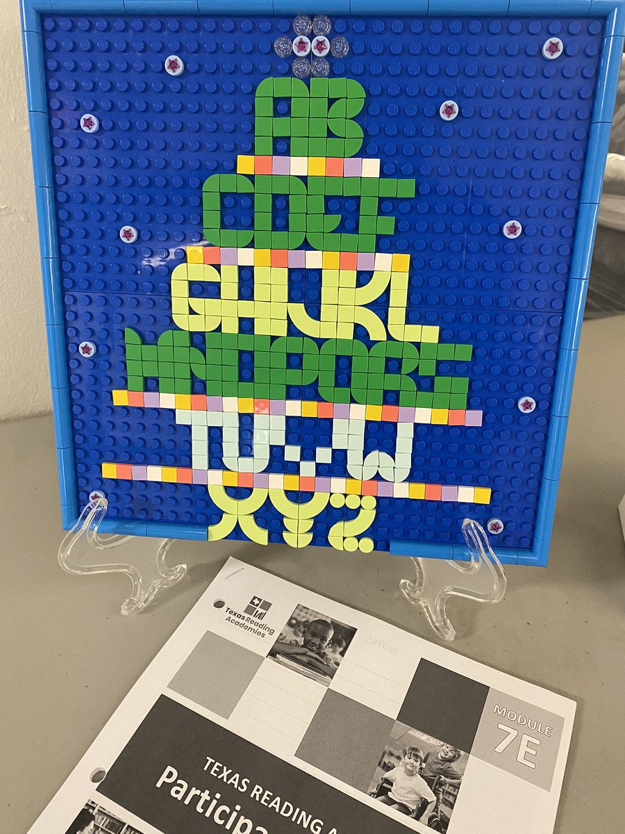 IsabelTMalone's tweet image. TRA: Module 7 is off to a TREE-mendous start! 🌲#alphabetknowledge #ABCsofSVR @ReadingNEISD @ElemELAR_NEISD 
@LEGO_Group